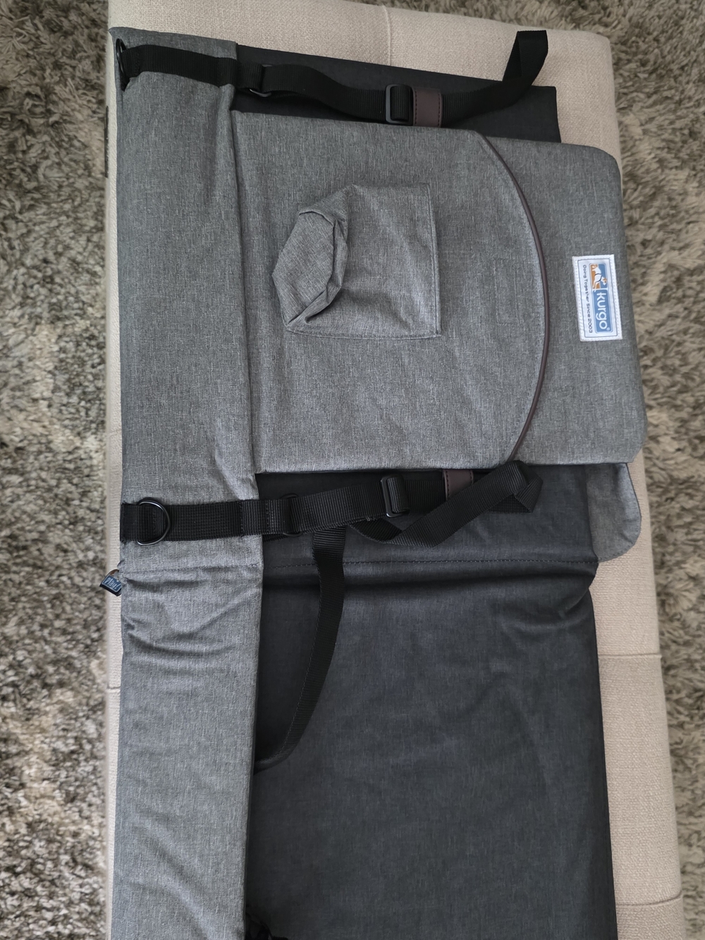 New Kurgo Gray Dog Car Hammock